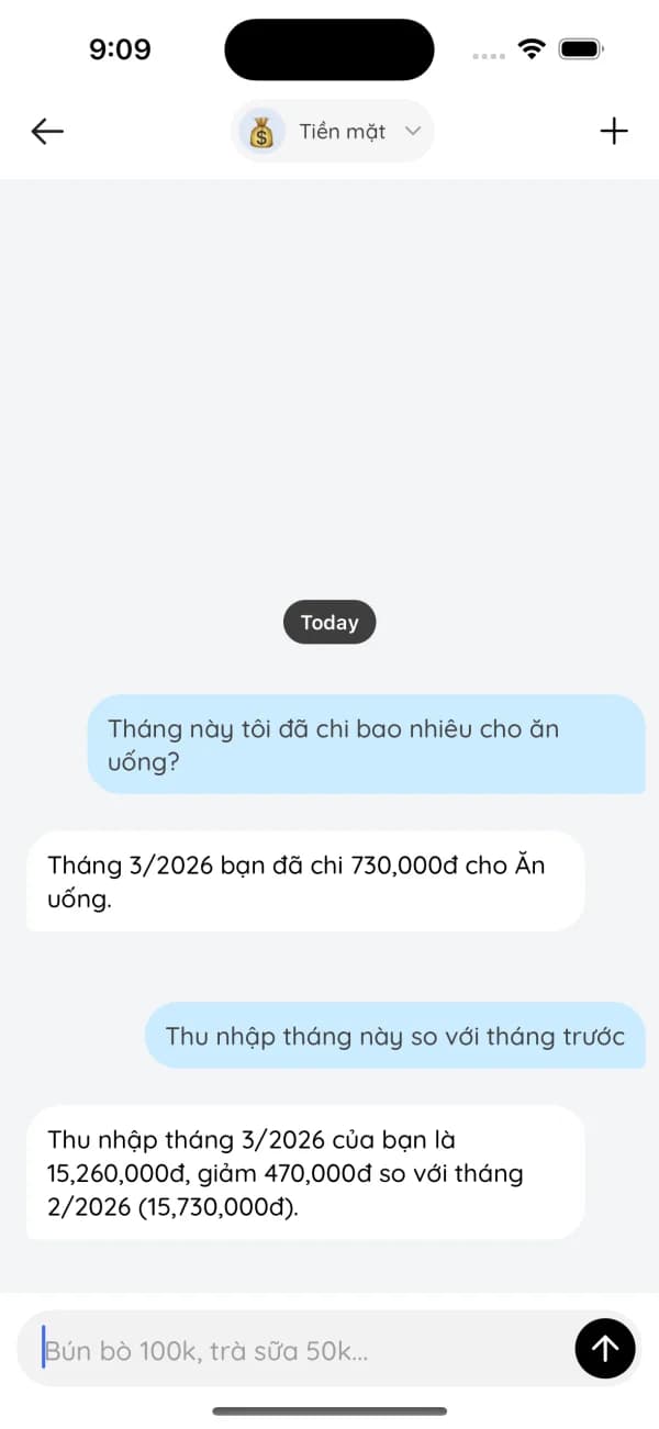 Monify AI insights - Báo cáo tài chính thông minh